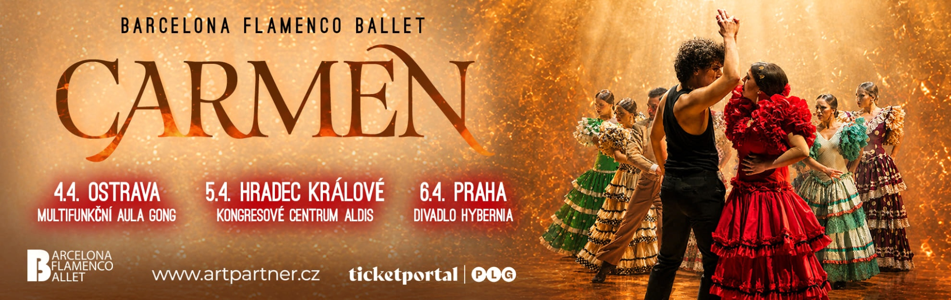 Barcelona Flamenco Ballet uvádí flamencový balet „Carmen“ v Praze, Ostravě a Hradci Králové