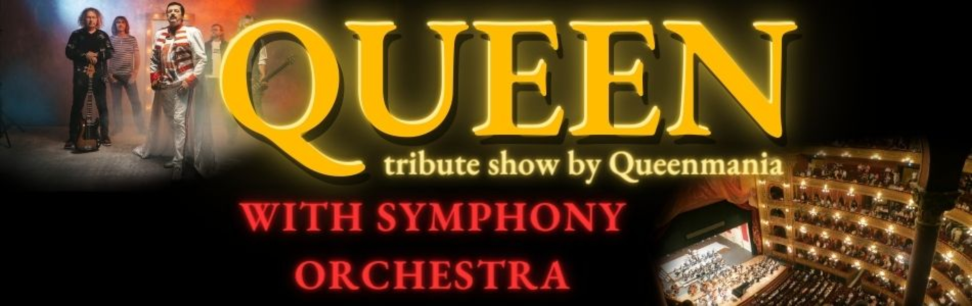 QUEEN Symphonic Tribute Show v Praze, Plzni, Pardubicích, Olomouci