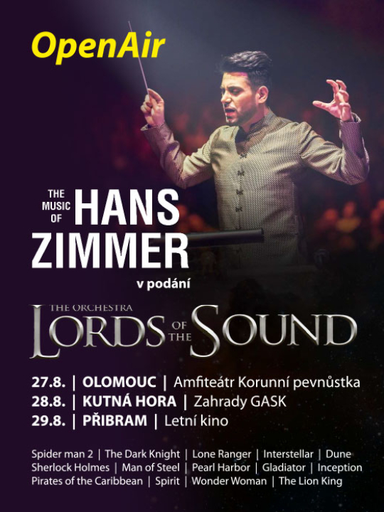 OpenAir - LORDS OF THE SOUND s programem "The music of Hans Zimmer"