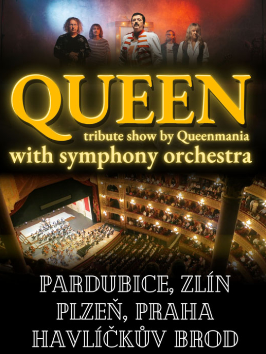 Queen by Queenmania - with symphony orchestra, Havlíčkův Brod -Havlíčkův Brod, KD Ostrov