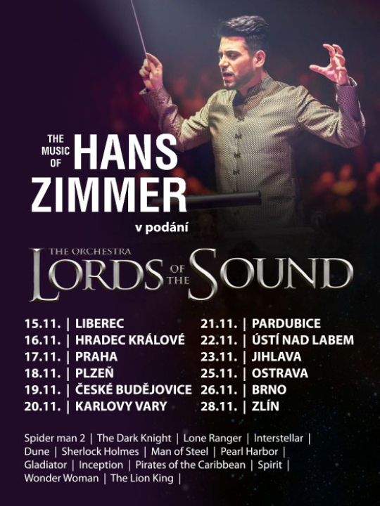 LORDS OF THE SOUND s programem "The music of Hans Zimmer"