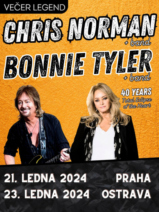 Večer legend - BONNIE TYLER + CHRIS NORMAN