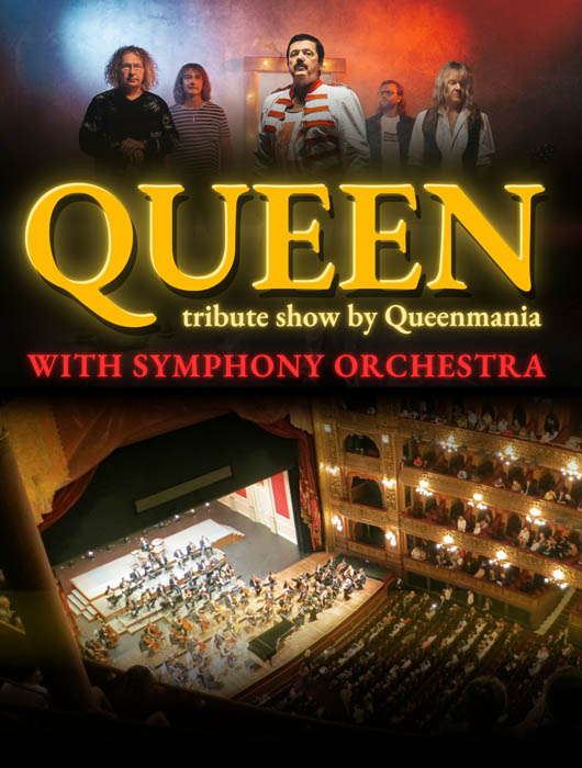 QUEEN Symphonic Tribute Show v Praze, Plzni, Pardubicích, Olomouci